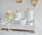 Kit Higiene Porcelana Bebê Bandeja Maternidade Pássaro - Imagem 2