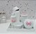 Kit Higiene Porcelana Bebê Térmica Bandeja Banho Laço - Imagem 3