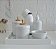 Kit Higiene Porcelana Bebê Térmica Bandeja Provençal - Imagem 3