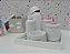 Kit Higiene Porcelana Bebê Térmica Bandeja Provençal - Imagem 1