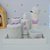 Kit Higiene Porcelana Bebê Térmica Bandeja Borboleta - Imagem 3