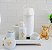 Kit Higiene Bebê Porcelana Térmica Bandeja Flor de Liz - Imagem 1