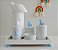 Kit Higiene Bebê Porcelana Térmica Bandeja Banho Urso - Imagem 3