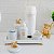 Kit Higiene Bebê Porcelana Térmica Bandeja Banho Cavalo - Imagem 2