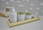 Kit Higiene Bebê Porcelana Pinus Montessoriano Banho Bancada Decoração - Imagem 1