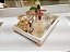 Bandeja Branca Decoração Bancada Lavabo Multiuso B086 Rosê - Imagem 3