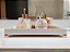 Bandeja Branca Decoração Bancada Lavabo Multiuso B086 Rosê - Imagem 1