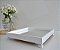Bandeja Multiuso Bebê MDF P Espelho Resina Decoração B097 - Branco - Imagem 3