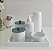 Kit Higiene Porcelana Bebê Bandeja Espelho Mdf Cuidados Bebê - Imagem 7