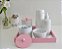 Kit Higiene Porcelana Bebê Bandeja Mdf Colorida Espelho - Imagem 5