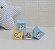 Kit 3 Cubos Bebê Quarto Espelho Personalizado Decoração Prata - Imagem 2