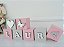 Kit 4 Dados Colorido Prata Bebê Quarto Personalizado Bancada - Imagem 6