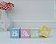 Kit 04 Cubos Branco BABY Maternidade Decoração Bancada Infantil - Imagem 1