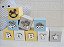 Kit 11 Cubos Mdf Prata Revelação Letra Bebê Espelho Infantil - Imagem 4