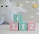 Kit 15 Cubos Branco Letrinha Bebê Decoração Nicho Quarto Bebê - Imagem 8