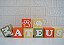 Kit 15 Cubos Branco Letrinha Bebê Decoração Nicho Quarto Bebê - Imagem 4