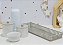 Kit Higiene Bebê Moderno Porcelana Quarto Térmica Banho - Cinza - Imagem 1