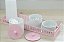 Kit Higiene Bebê Moderno Porcelana Quarto Térmica Banho - Rosa - Imagem 3