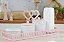 Kit Higiene Bebê Moderno Porcelana Quarto Térmica Banho - Rosa - Imagem 5