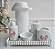 Kit Higiene Porcelana Maternidade Bancada Bebê Meninas Laço Flor Perola K023 - Imagem 2