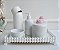Kit Higiene Porcelana Bebê Rosa Bandeja Perola Térmica Baby Decoração - Imagem 5