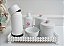 Kit Higiene Porcelana Bebê Rosa Bandeja Perola Térmica Baby Decoração - Imagem 4