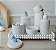 Kit Higiene Porcelana Bebê Azul Bandeja Perola Térmica Baby Decoração - Imagem 5
