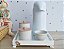 Kit Higiene Porcelana Bebê Maternidade Cogumelo Rosa Bancada - Imagem 1