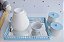 Kit Higiene Porcelanas Menino Azul Bebê Térmica Quarto Bancada Maternidade - Imagem 3