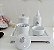 Kit Higiene Porcelana Bebê Banho Cuidado Quarto - Tema Flor - Imagem 3