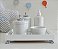 Kit Higiene Porcelana Bebê Banho Quarto - Tema Provençal - Imagem 3