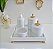 Kit Higiene Porcelana Bebê Banho Quarto - Tema Provençal - Imagem 4