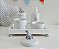 Kit Higiene Porcelana Bebê Banho Cuidado Quarto - Tema Urso - Imagem 1