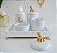 Kit Higiene Porcelana Bebê Banho Cuidado Quarto - Tema Urso - Imagem 3