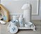 Kit Higiene Bebê Porcelana Pote Algodão Térmica Meninas Pérola - Imagem 8