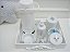 Kit Higiene Bebê Porcelana Térmica Quarto Maternidade - Tema Flor de Liz - Imagem 3