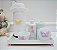 Kit Higiene Porcelana Bebê Meninas Bancada Maternidade Borboleta - Imagem 1