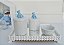 Kit Higiene Bebê Porcelana Maternidade Meninos + Potes + Bandeja Pérola - Imagem 1