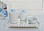 Kit Higiene Bebê Porcelana Maternidade Meninos + Potes + Bandeja Pérola - Imagem 7