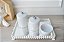 Kit Higiene Bebê Porcelana Maternidade Prata + Potes + Bandeja Pérola - Imagem 4