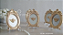 Kit com 10 Lembrancinhas Dourado Batizado Nascimento Festa Divino Espirito Anjinho Espelho - Imagem 5