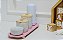 Kit Higiene Porcelana Bebê Pinus Rosa Térmica Bandeja Maternidade - Imagem 3