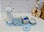 Kit Higiene Bebê Moderno Maternidade Porcelana Azul Térmica Banho - Imagem 4