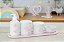 Kit Higiene Bebê Porcelana Maternidade Borboleta Menina Quarto Bancada Banho Cuidados - Imagem 3