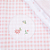 Kit 03 Cueiro Flanelado Papi Estampado Meninas Para Bebê 80Cm X 80Cm - Tema Jardim - Imagem 2