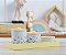Kit Higiene Porcelana Bebê Maternidade Jardim Encantado Borboleta Amarelo - Imagem 1