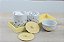 Kit Higiene Porcelana Bebê Maternidade Jardim Encantado Borboleta Amarelo - Imagem 4