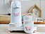 Kit Higiene Porcelana Bebê Maternidade Meninas Decoração Bancada - Garrafa Térmica - Imagem 1