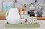 Kit Higiene Porcelana Bebê Maternidade Safari Leão Pinus Montessoraino Bancada Meninos - Imagem 1
