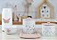 Kit Higiene Porcelana Bebê Maternidade Jardim Borboleta Cuidado Meninas - Imagem 2